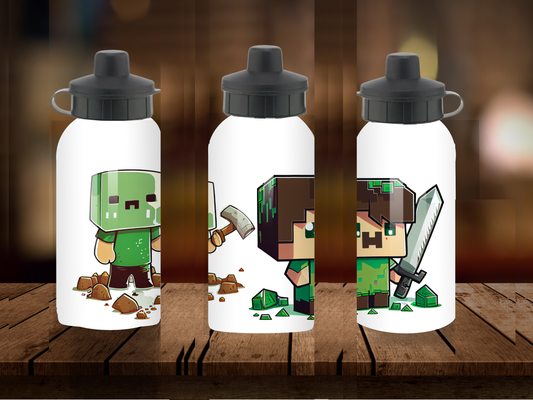 600ml Aluminium Water Bottle - Gaming Dudes