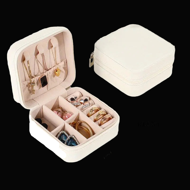 White Travel Jewellery Box - God Is Good All The Time