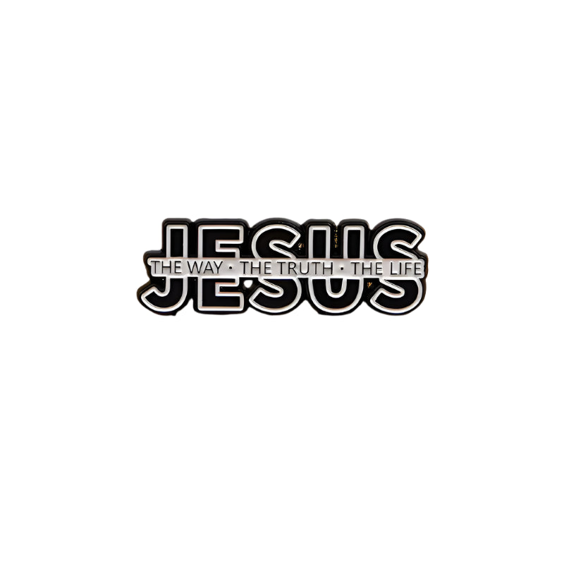 "Jesus - The Way, The Truth, The Life" Pin
