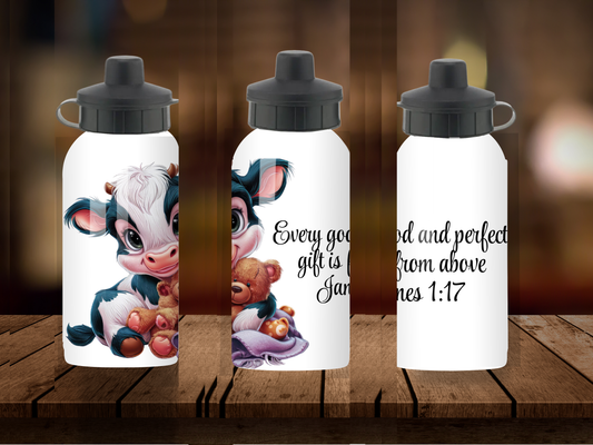 600ml Aluminium Water Bottle - Every Good & Perfect Gift is from Above James 1:17