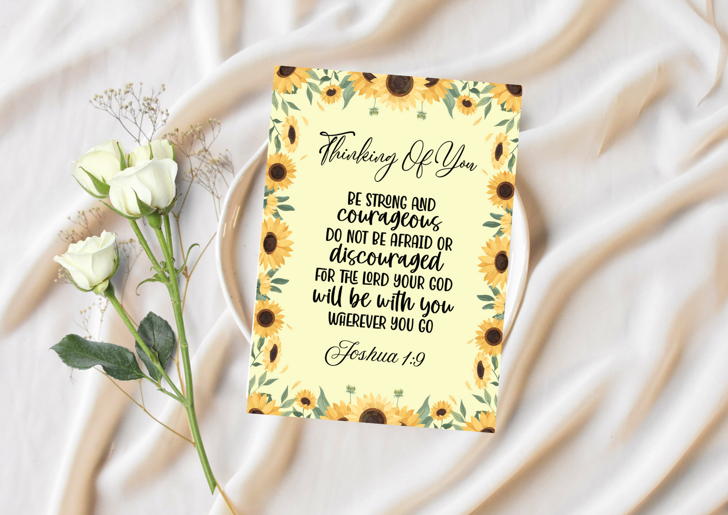 Thinking of You - Be Strong & Courageous Joshua 1:9