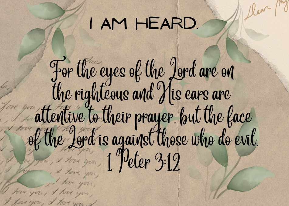 30 Bible Affirmation Cards Vintage Leaf Style