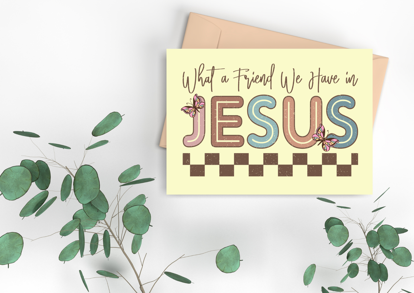 Scripture Card - What A Friend We Have In Jesus