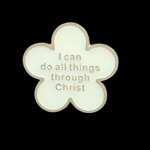 "I Can Do All Things Through Christ" Pin