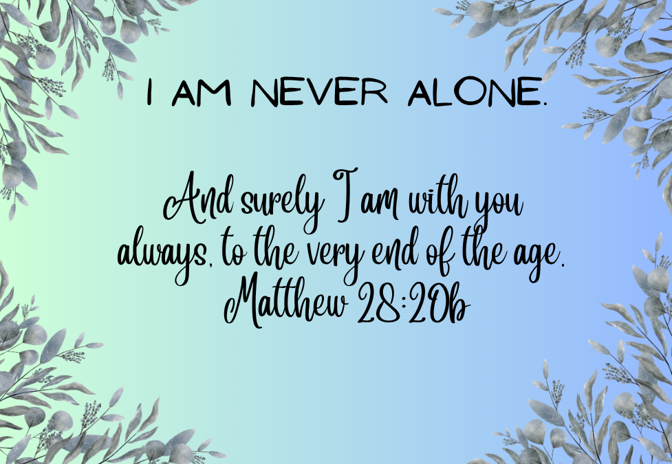 30 Bible Affirmation Cards Blue Pastel Leaf Style