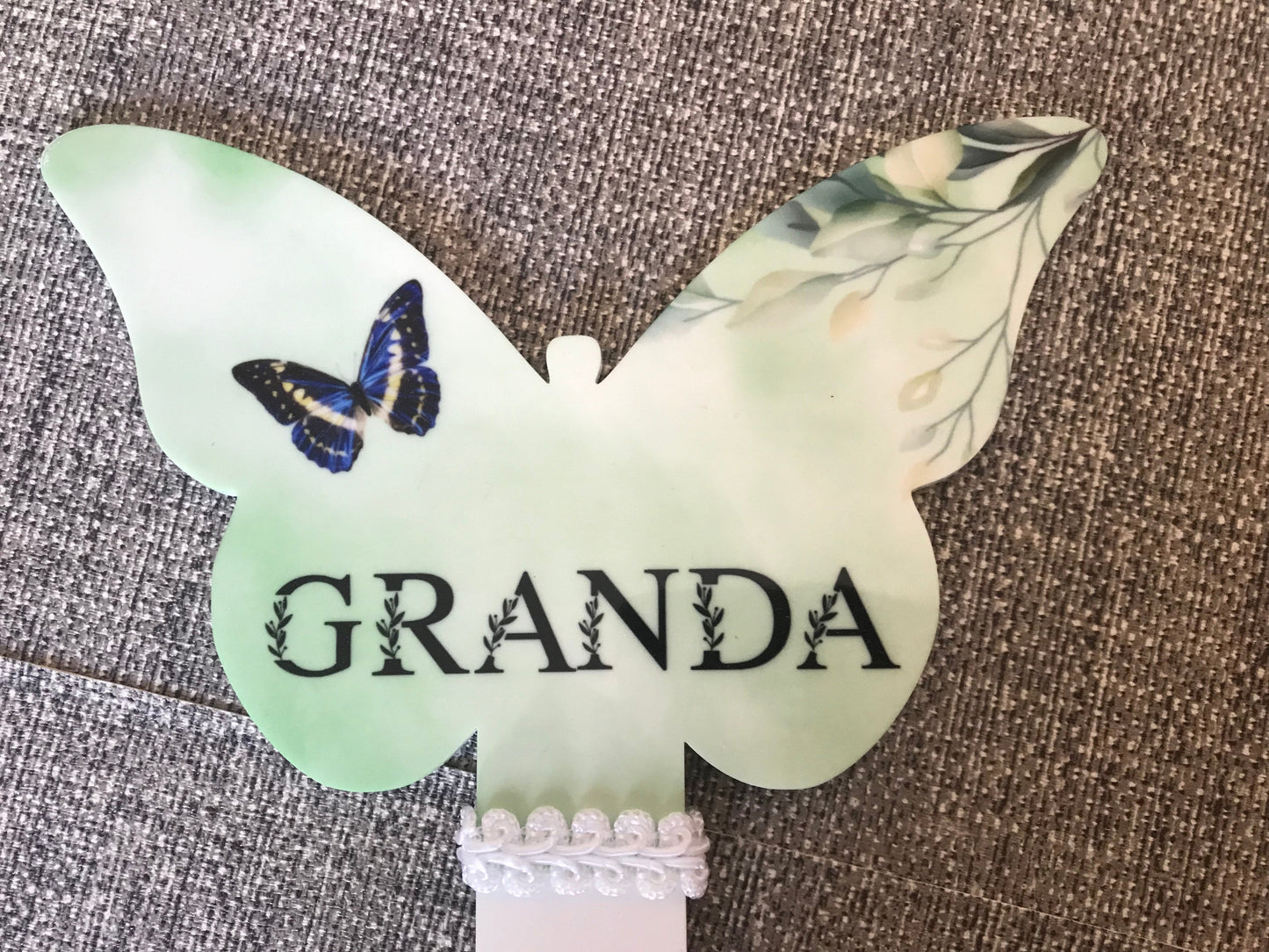 Butterfly Grave Marker 17x22.5cm Granda