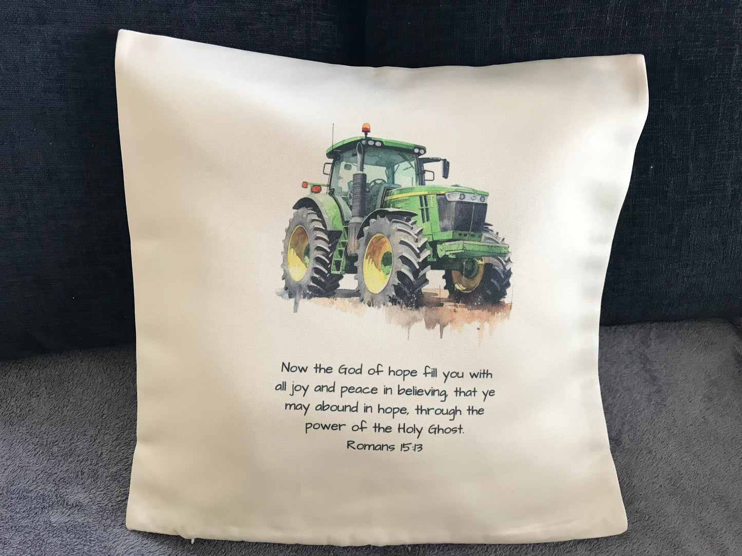 Cushion Cover 45x45cm May God of Hope Fill You With All Joy Romans 15:13