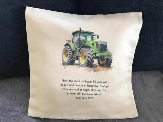 Cushion Cover 45x45cm May God of Hope Fill You With All Joy Romans 15:13