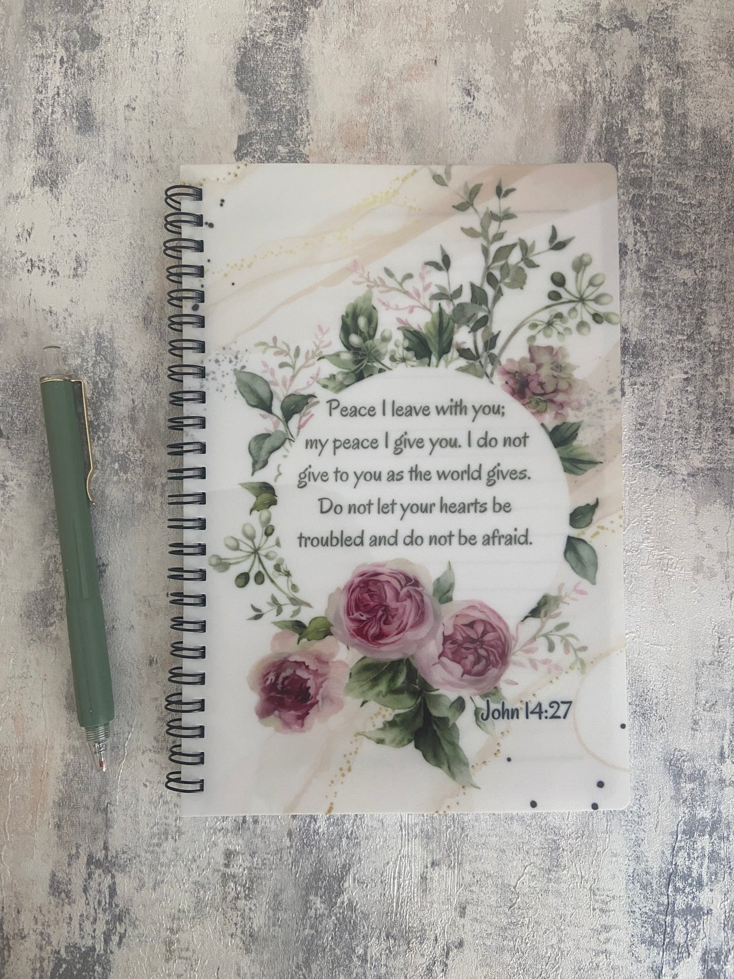 Notebook A5 My Peace I Give You John 14:27