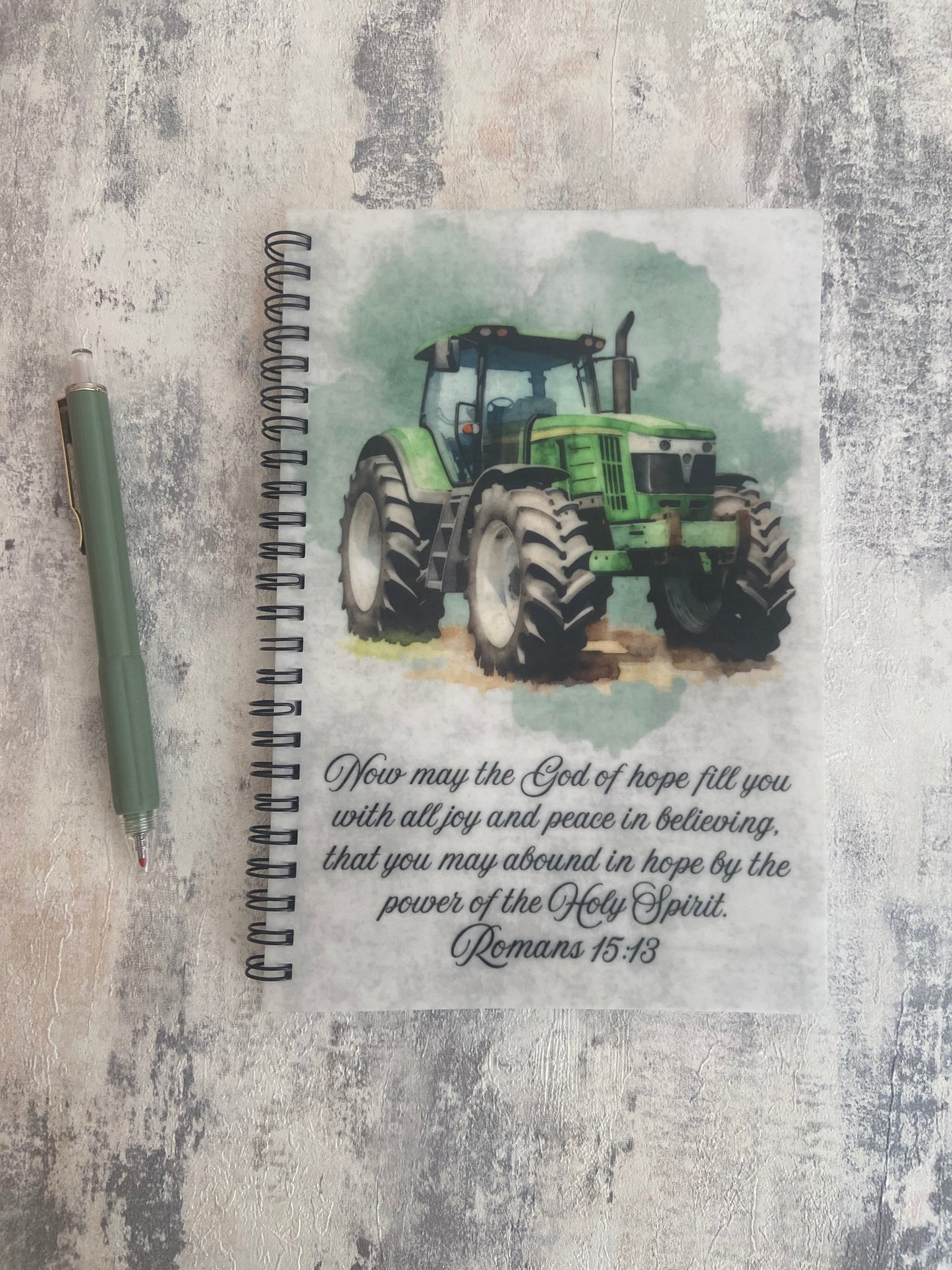 Notebook A5 Now May The God Of Hope Fill You With All Joy Romans 15:13