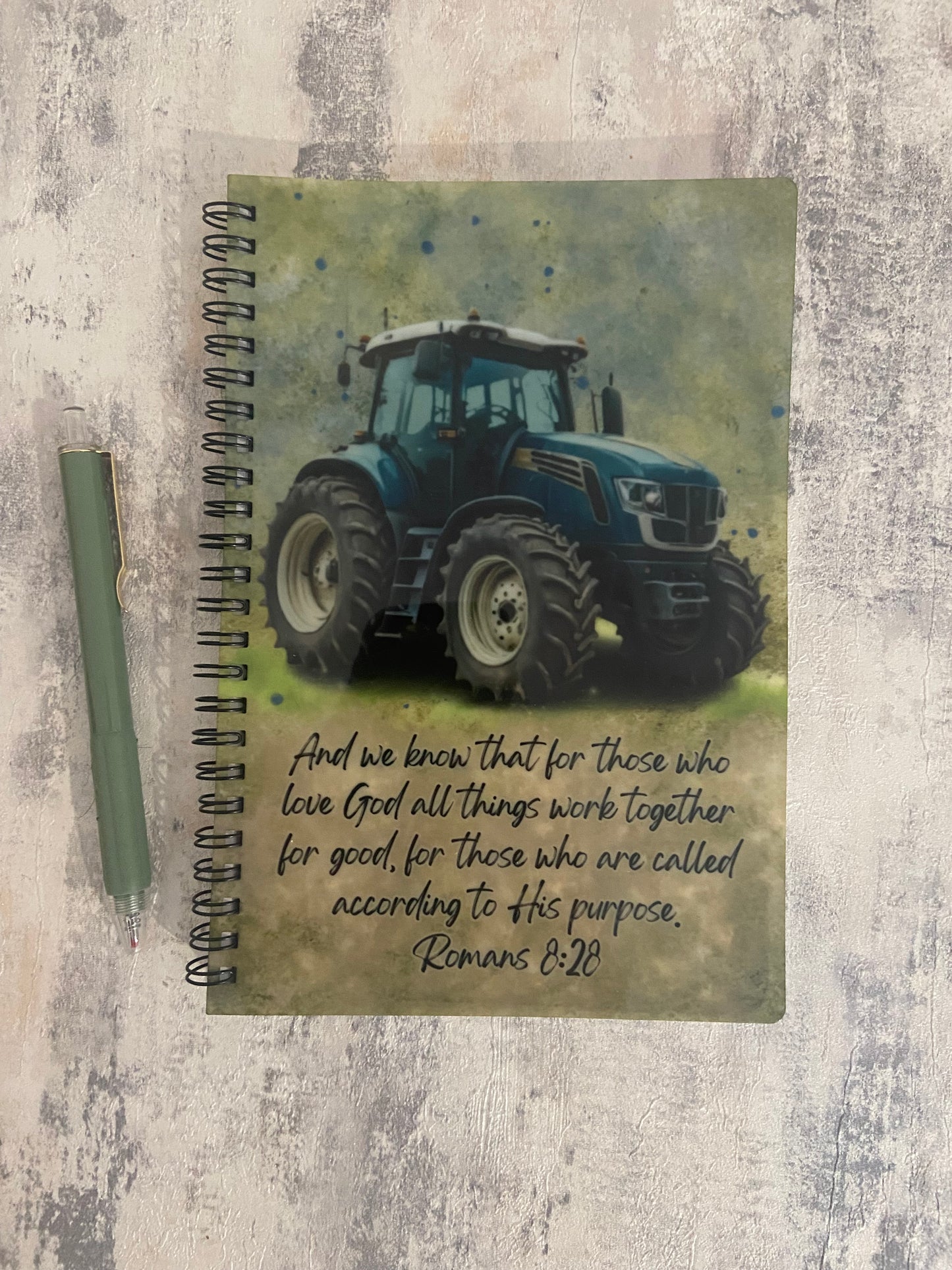 Notebook A5 All Things Work Together For Our Good Romans 8:28