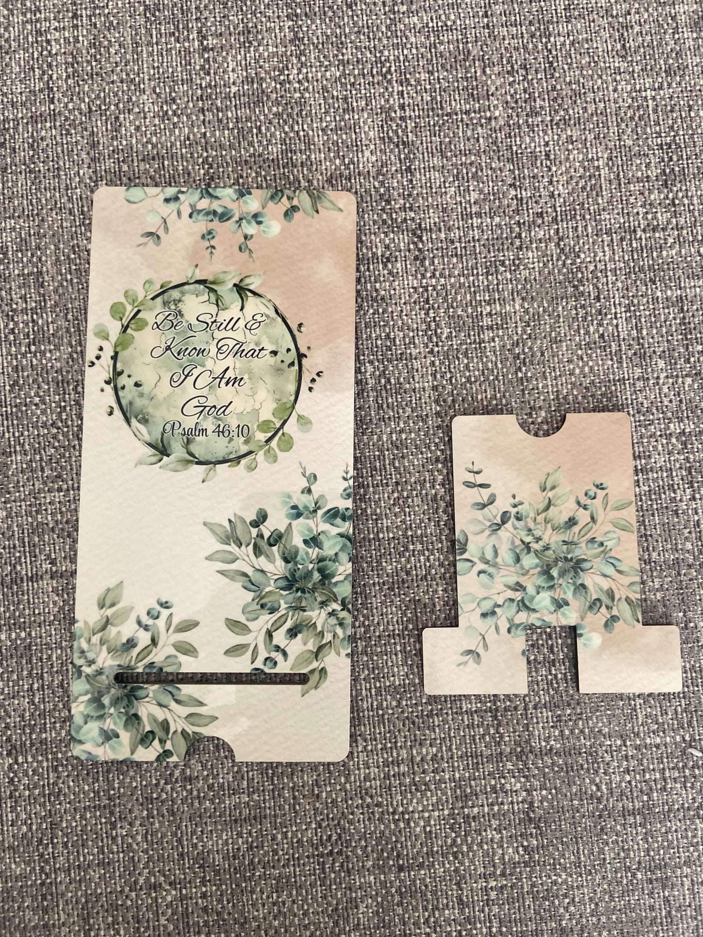 Mobile Phone Stand MDF - Be Still & Know Psalm 46:10