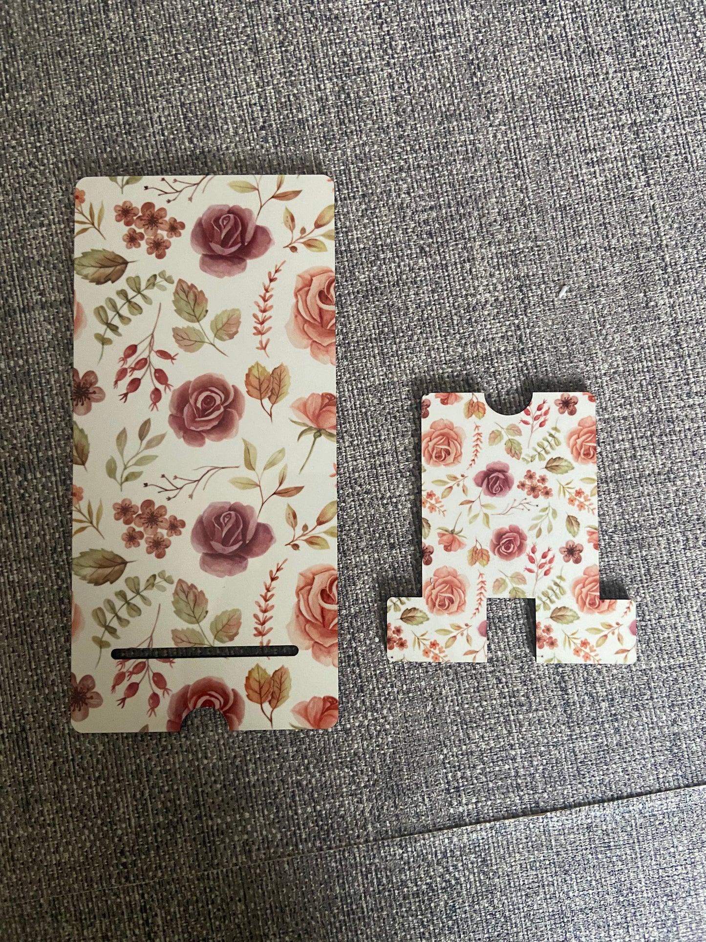 Mobile Phone Stand MDF - Autumn Floral