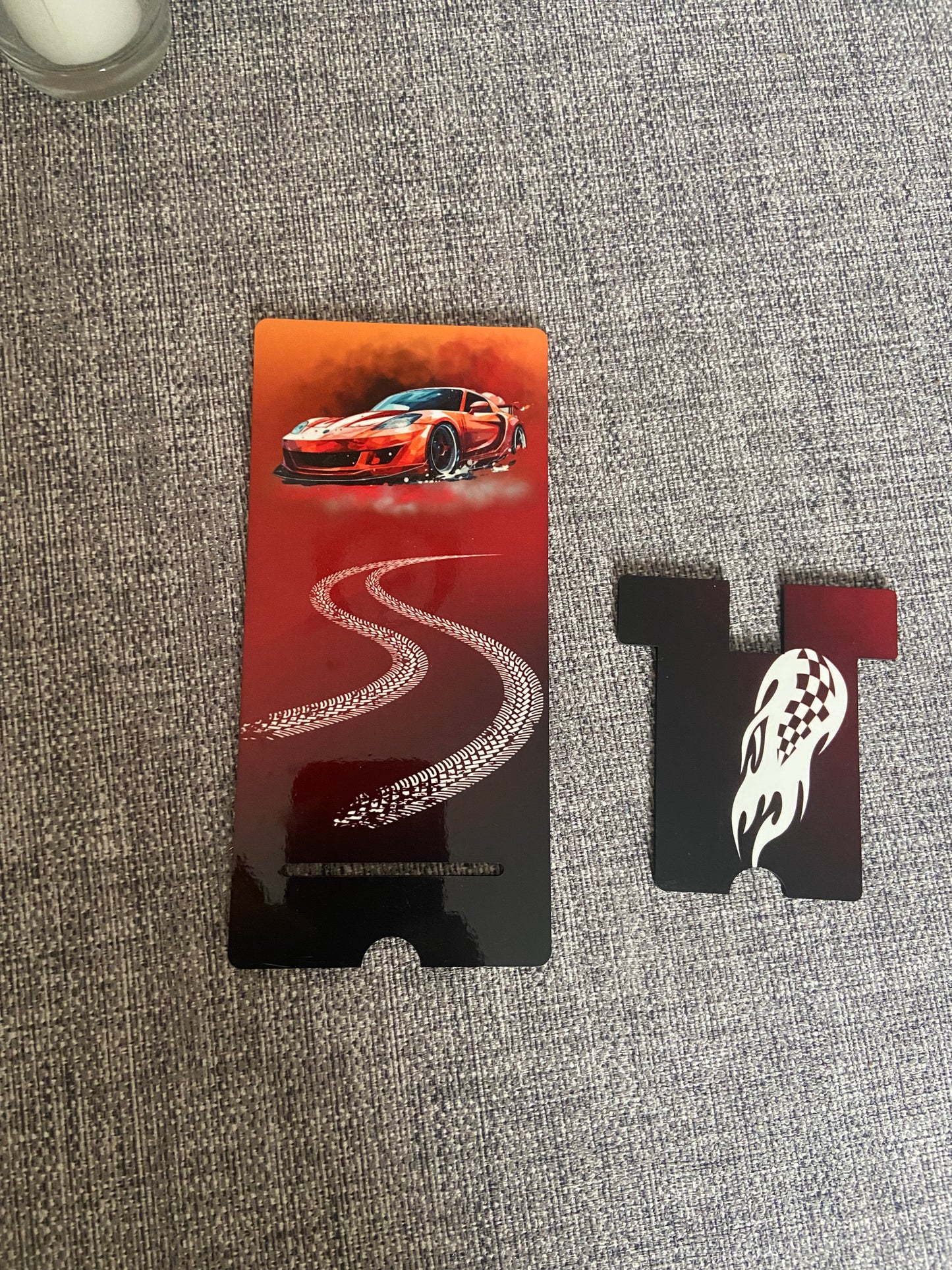 Mobile Phone Stand MDF - Red Sports Car