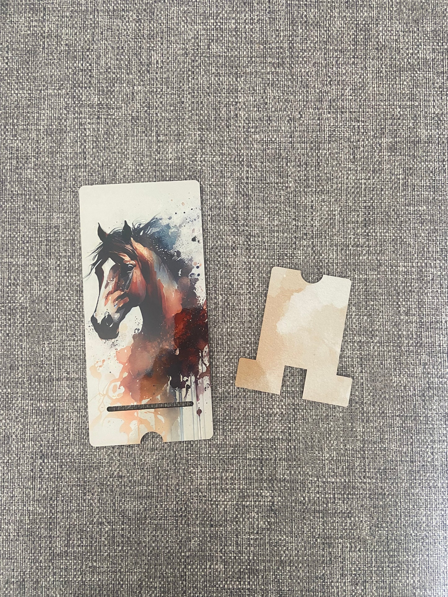 Mobile Phone Stand MDF - Horse