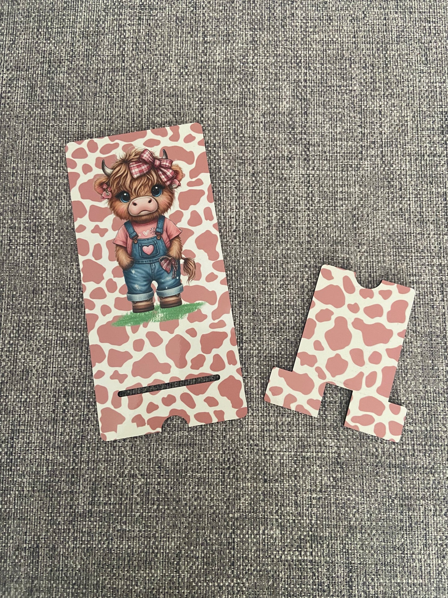 Mobile Phone Stand MDF - Farm Girl