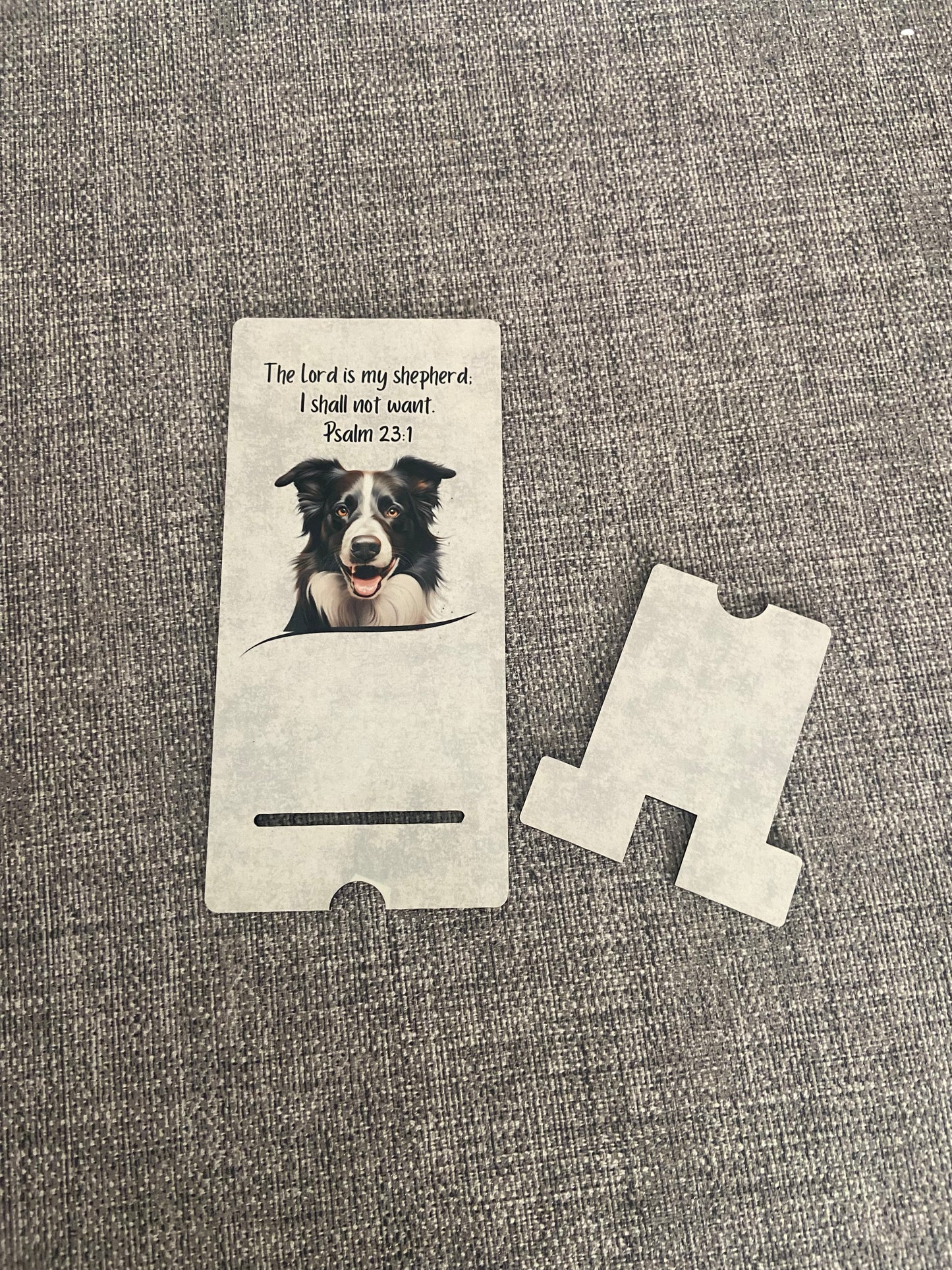 Mobile Phone Stand MDF - The Lord Is My Shepherd Psalm 23:1