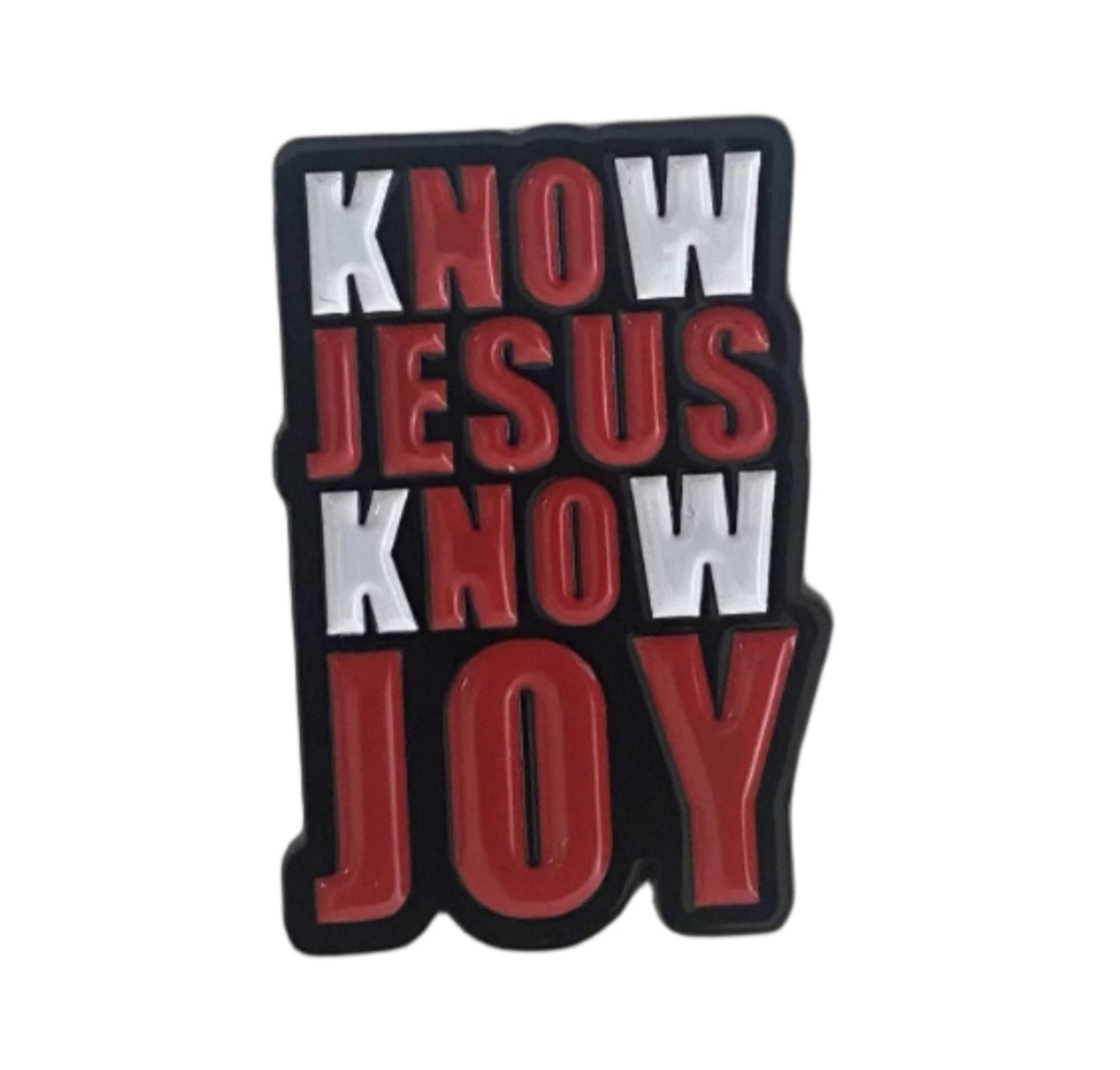 "Know Jesus Know Joy" Pin