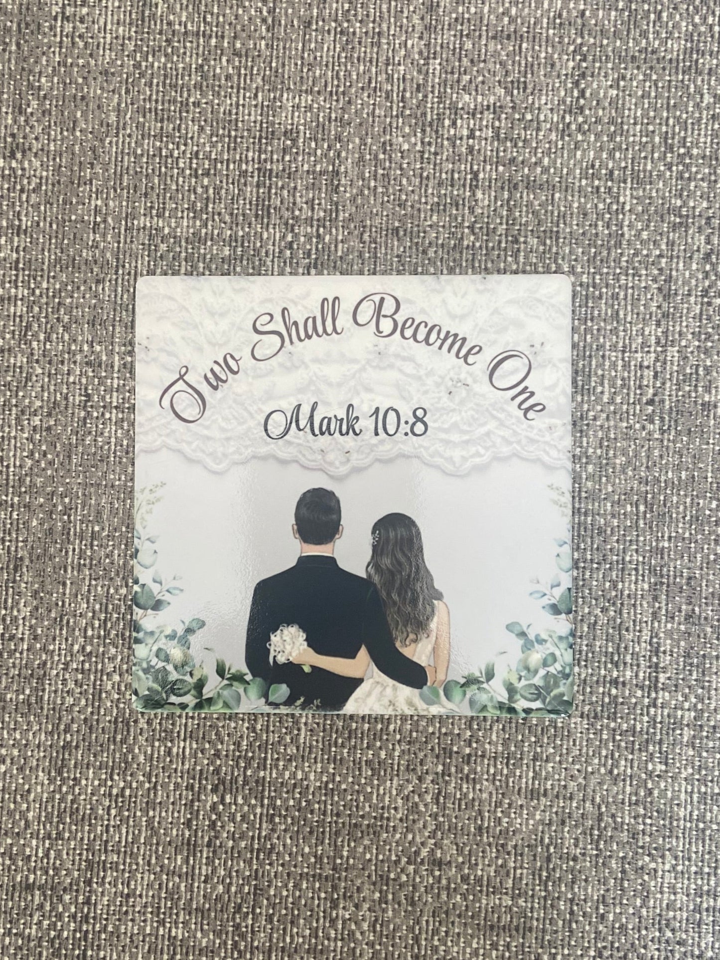 Two Shall Become One Mark 10:8 Mug & Coaster Set