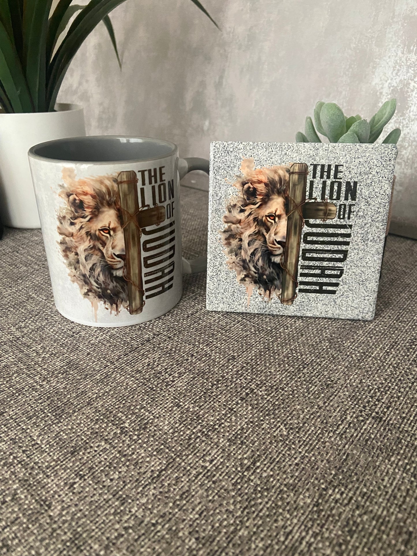 The Lion Of Judah Mug & Coaster Set