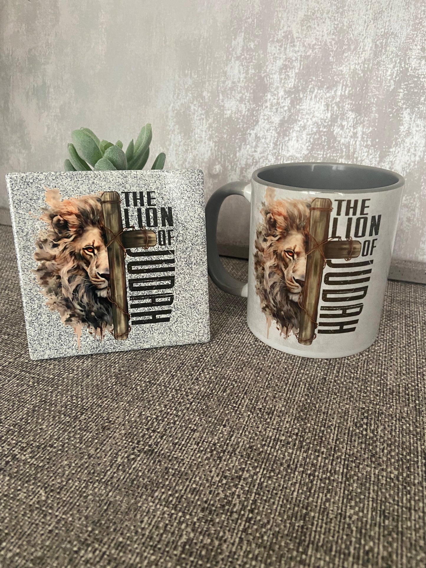 The Lion Of Judah Mug & Coaster Set
