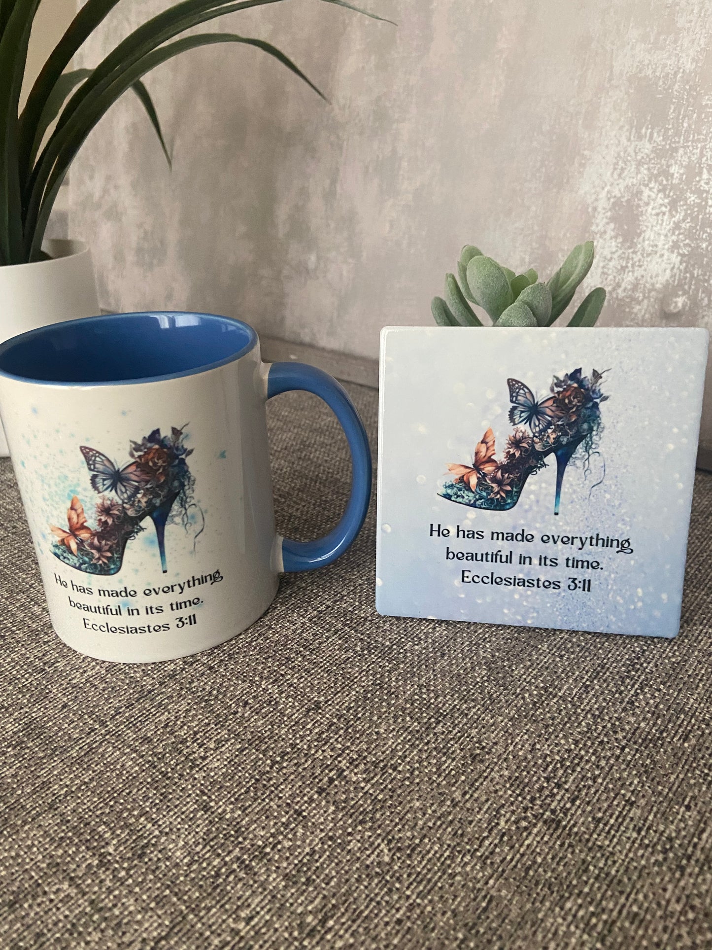 He Has Made Everything Beautiful Ecc 3:11 Mug & Coaster Set