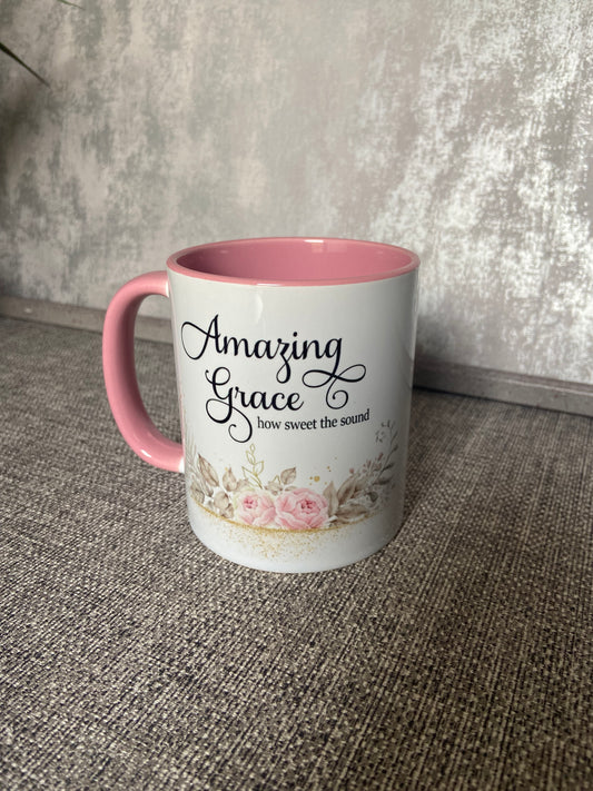 Amazing Grace How Sweet The Sound Single Ceramic Mug