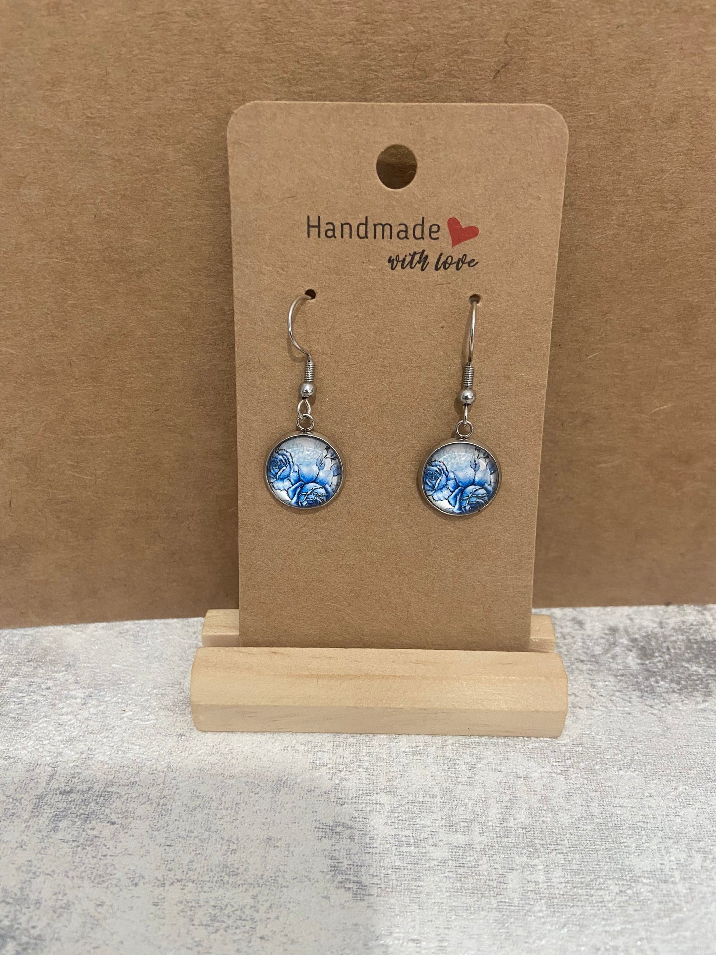 Blue/ White Pattern Earrings - Variations