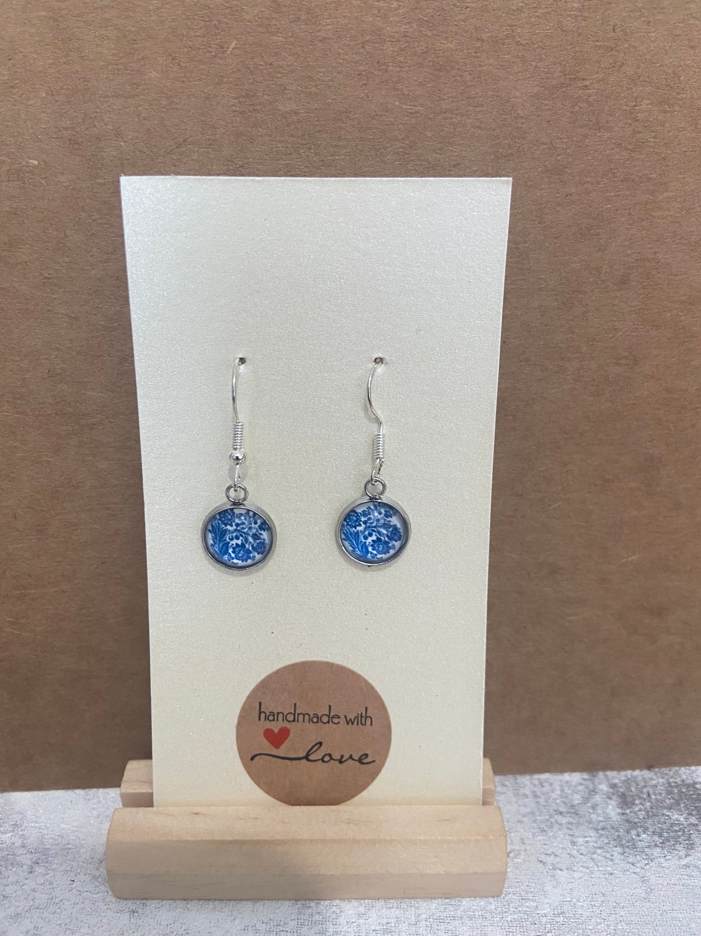 Blue/ White Pattern Earrings - Variations