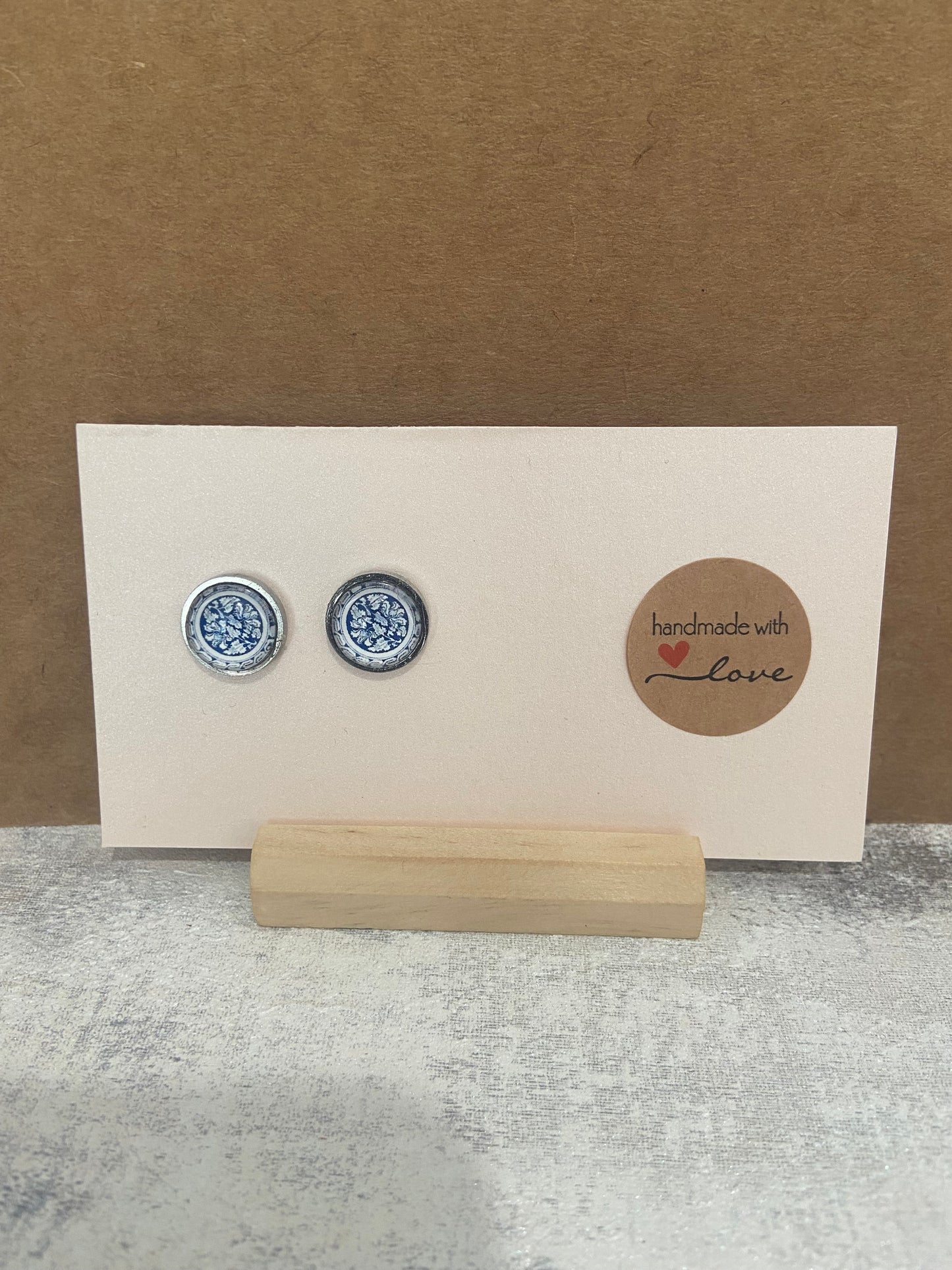 Blue/ White Pattern Earrings - Variations