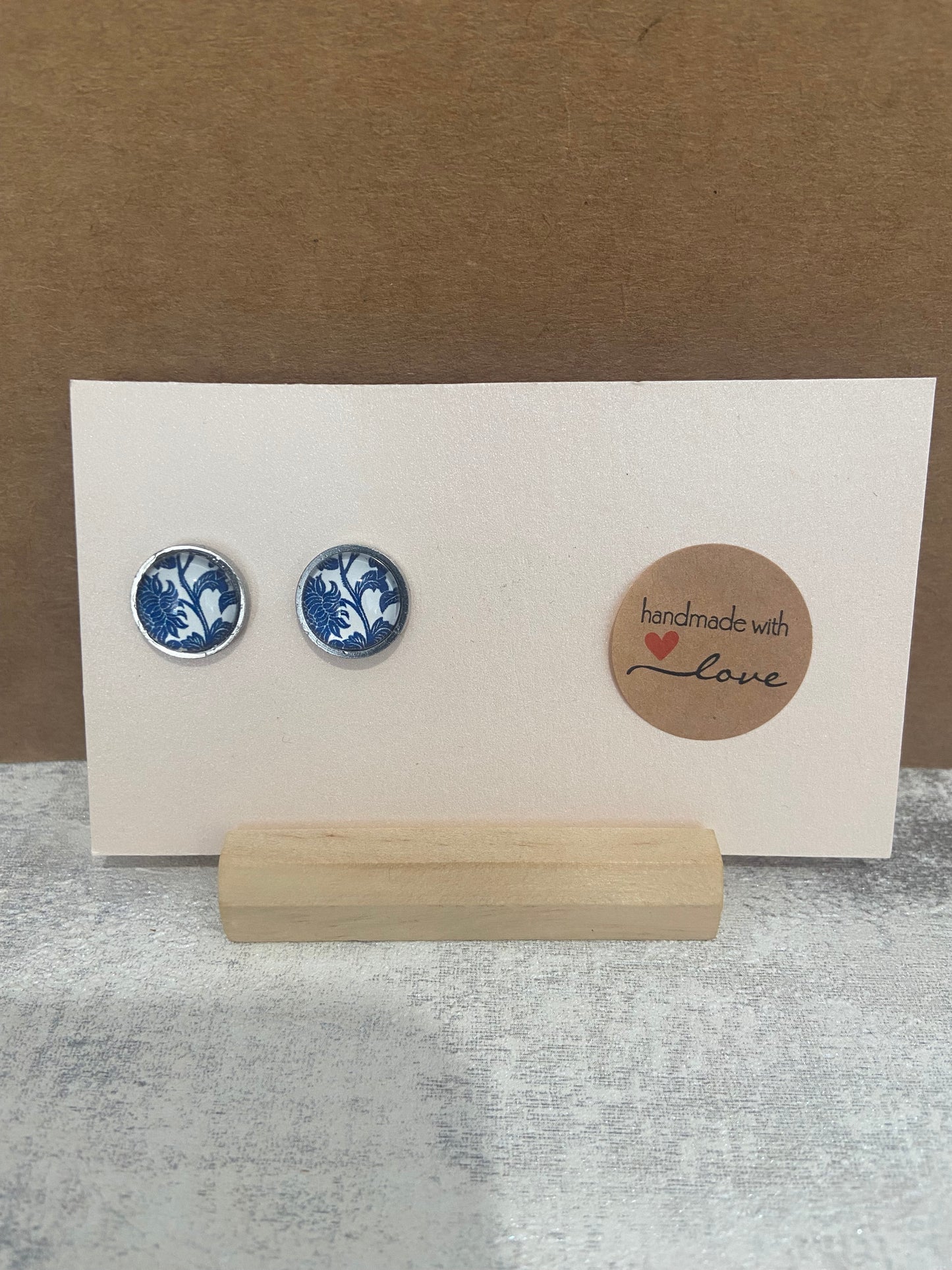 Blue/ White Pattern Earrings - Variations