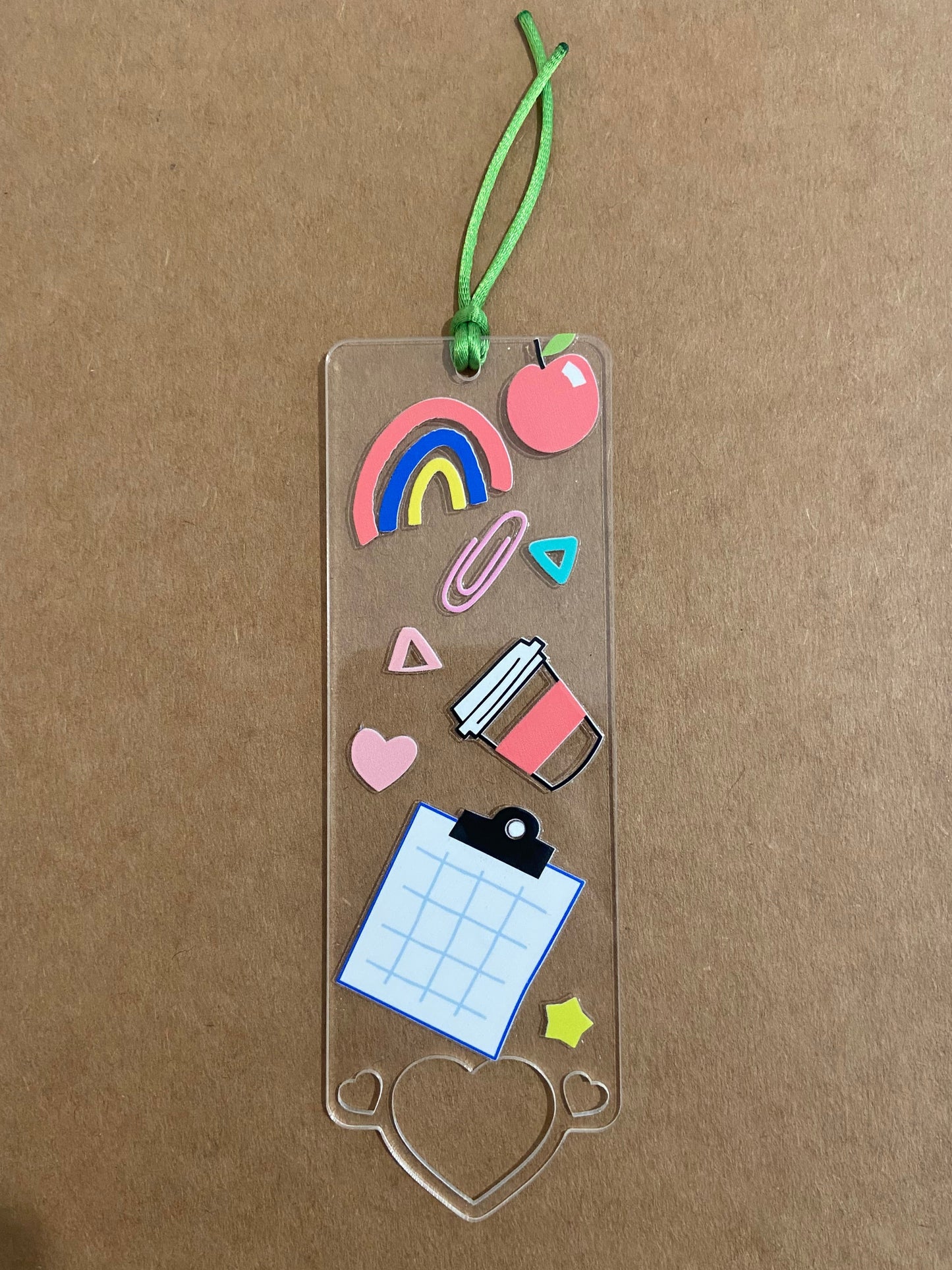 Acrylic Teacher Bookmark - 3 Variations