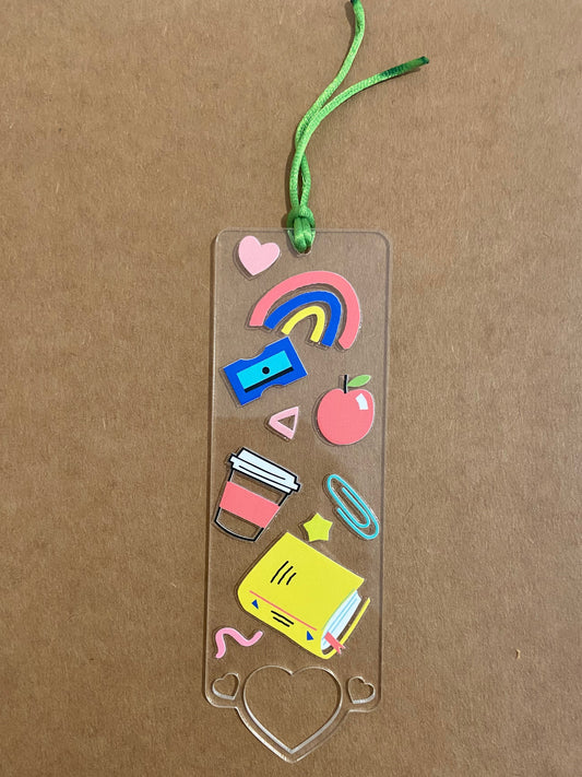 Acrylic Teacher Bookmark - 3 Variations