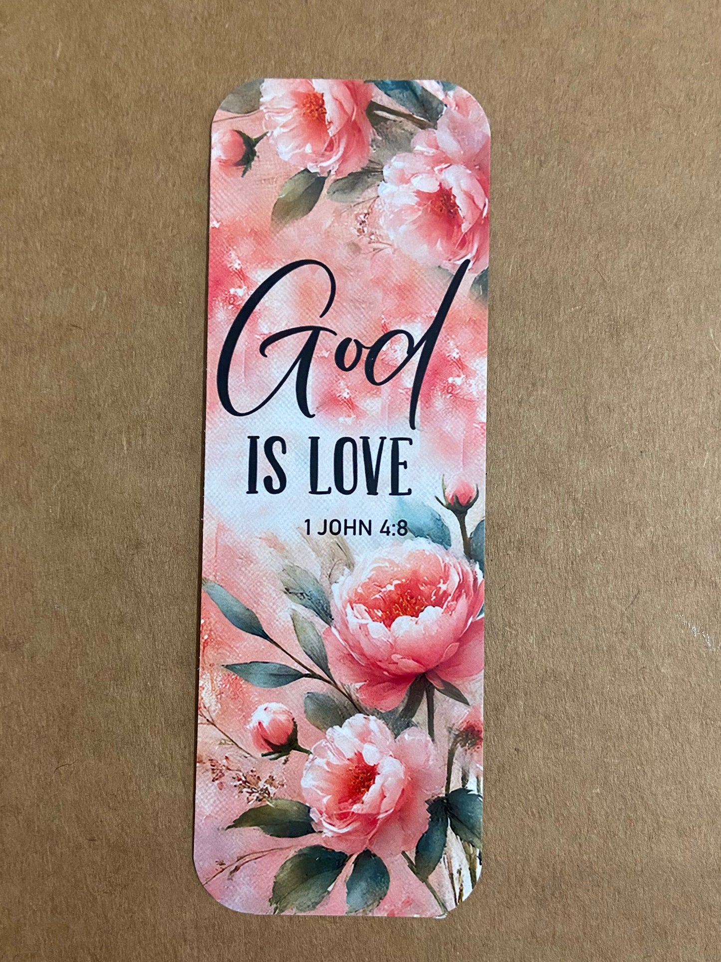 Laminated Bookmark- God Is Love 1 John 4:8