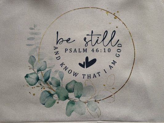 Adult Apron - Be Still & Know That I Am God Psalm 46:10