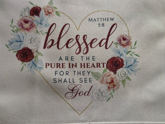 Adult Apron - Blessed Are The Pure In Heart Matthew 5:8