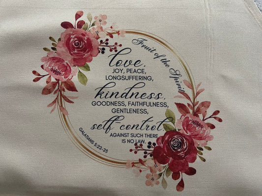 Adult Apron - Fruits of The Spirit Galations 5:22-23