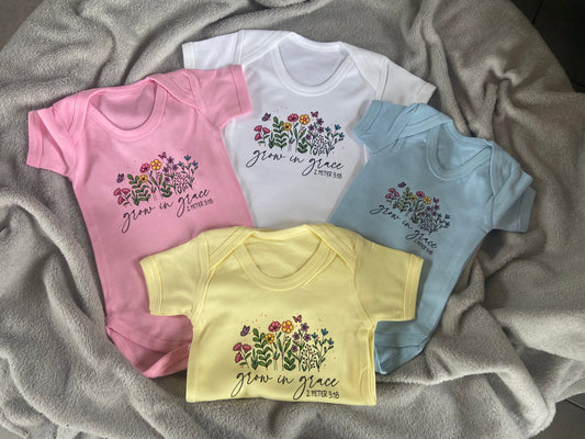 100% Cotton Soft Baby Vest - Grow In Grace