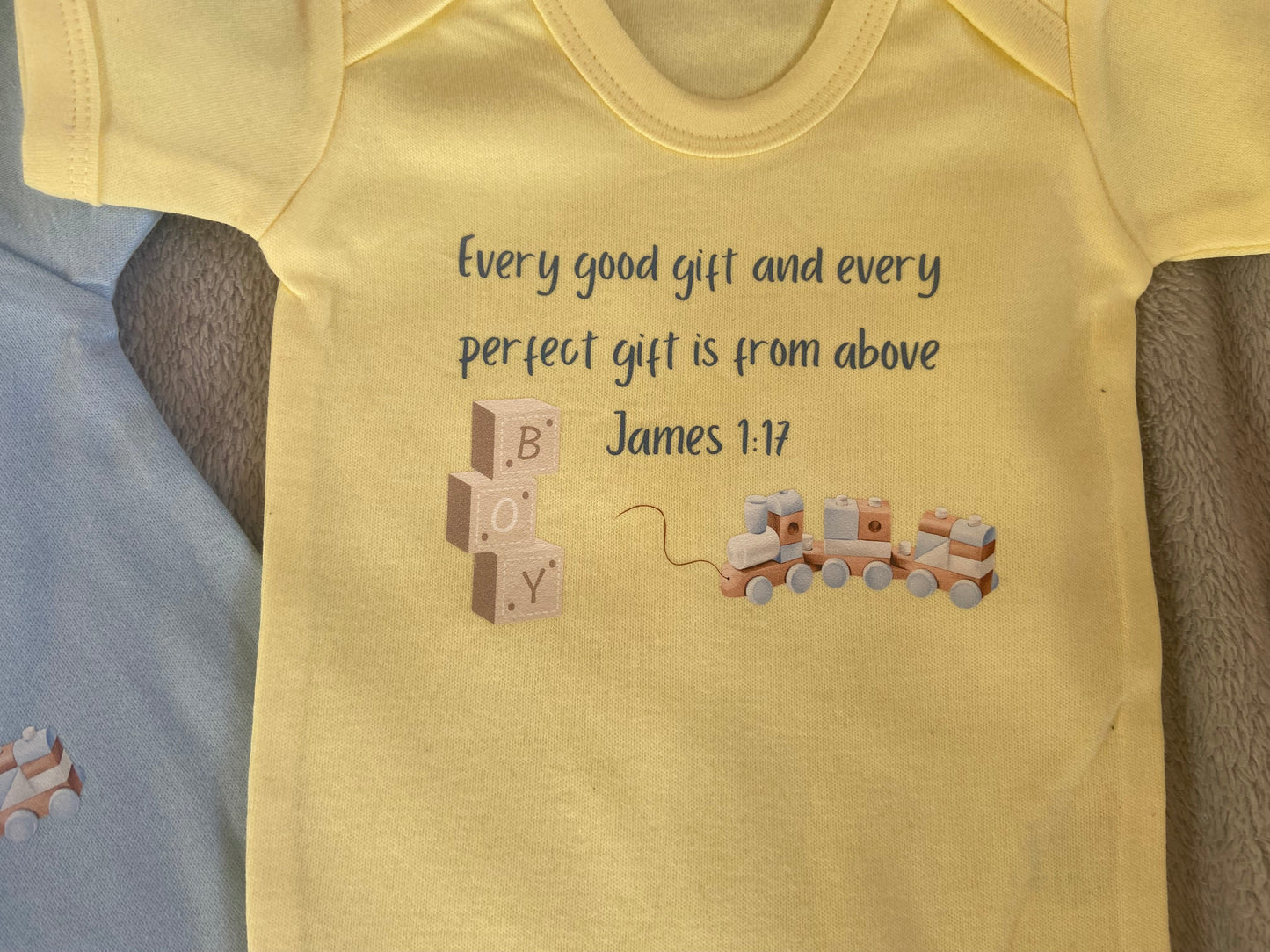 100% Cotton Soft Baby Vest - Every Good Gift & Every Perfect Gift is From Above James 1:17