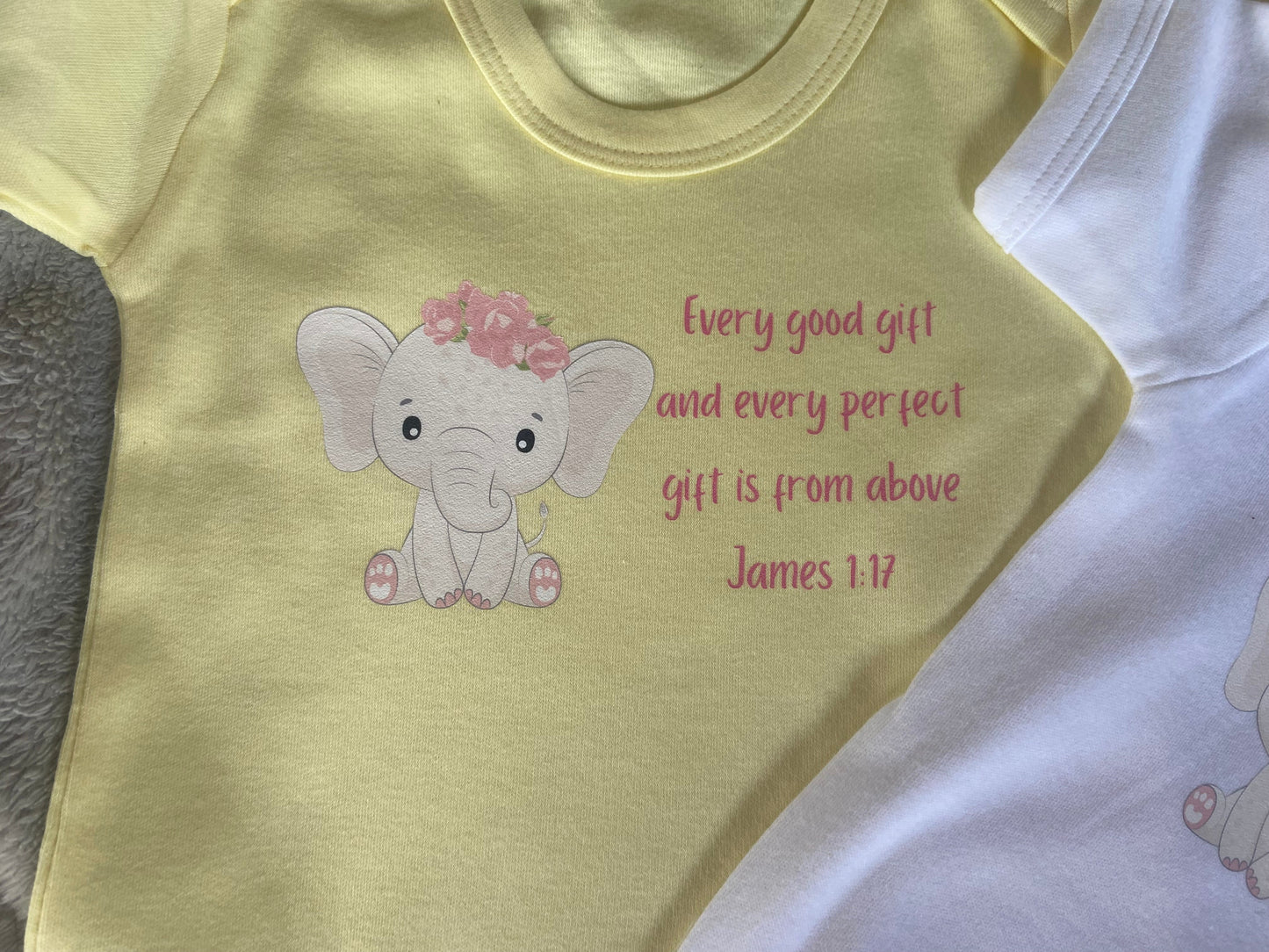 100% Cotton Soft Baby Vest - Every Good Gift & Every Perfect Gift is From Above James 1:17