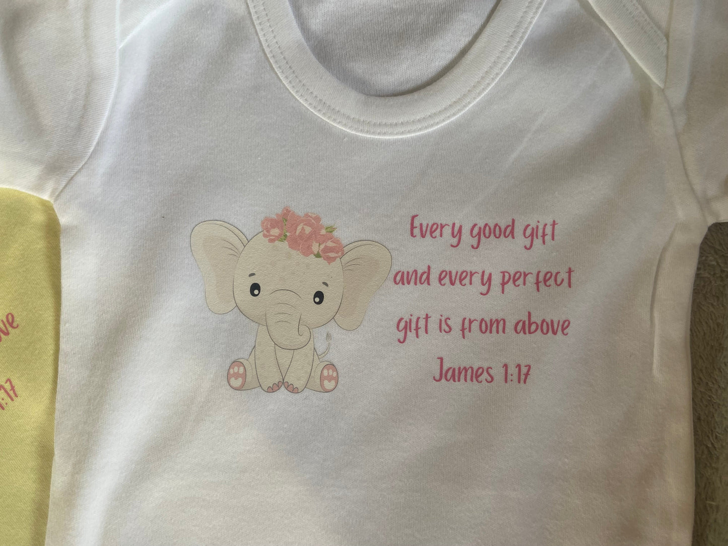 100% Cotton Soft Baby Vest - Every Good Gift & Every Perfect Gift is From Above James 1:17