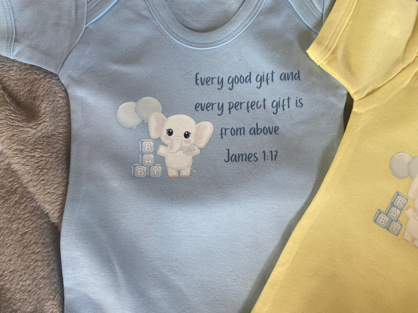 100% Cotton Soft Baby Vest - Every Good Gift & Every Perfect Gift is From Above James 1:17
