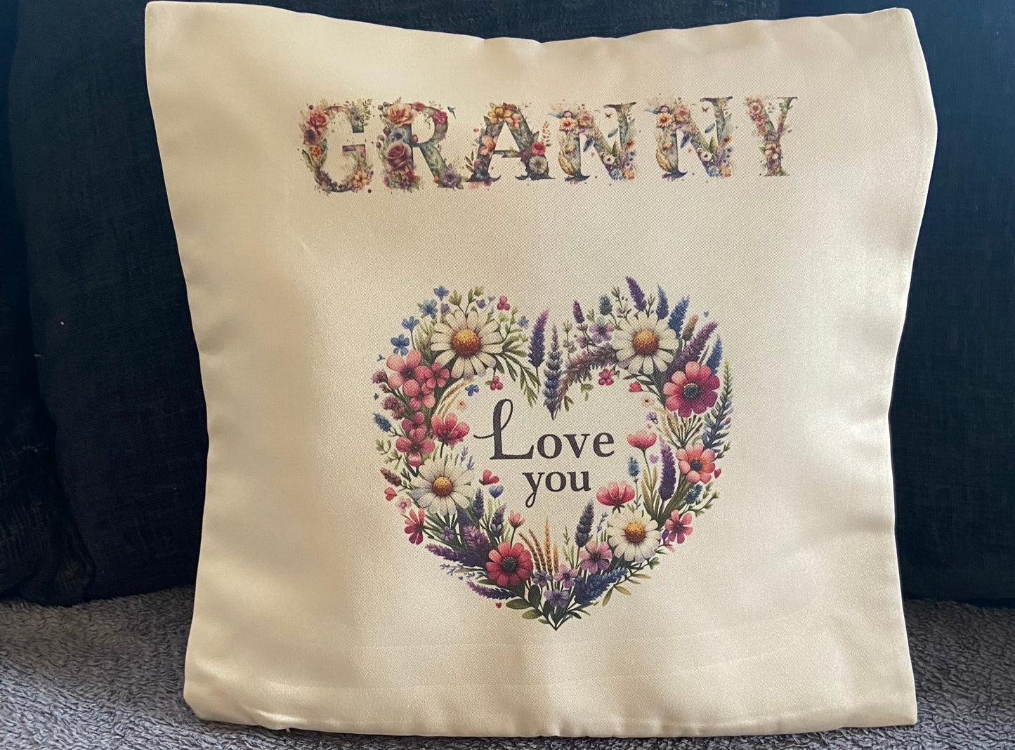Cushion Cover 45x45cm Granny Love You