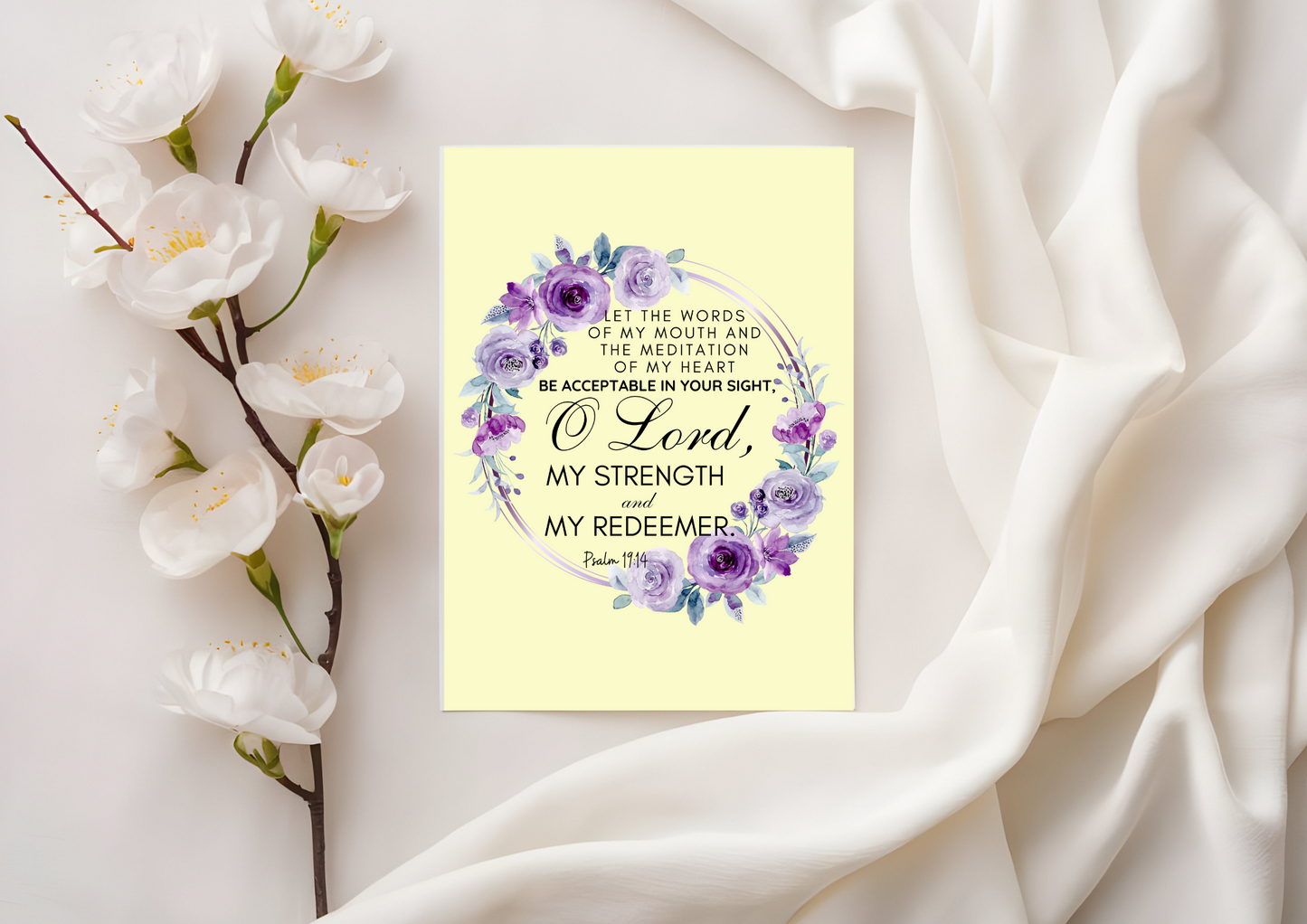 Scripture Card - Jeremiah 33:3 Call To Me & I Will Answer You