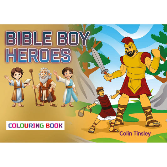Bible Boy Heroes Colouring Book - Author Colin Tinsley