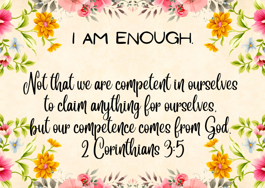 30 Bible Affirmation Cards Floral Style