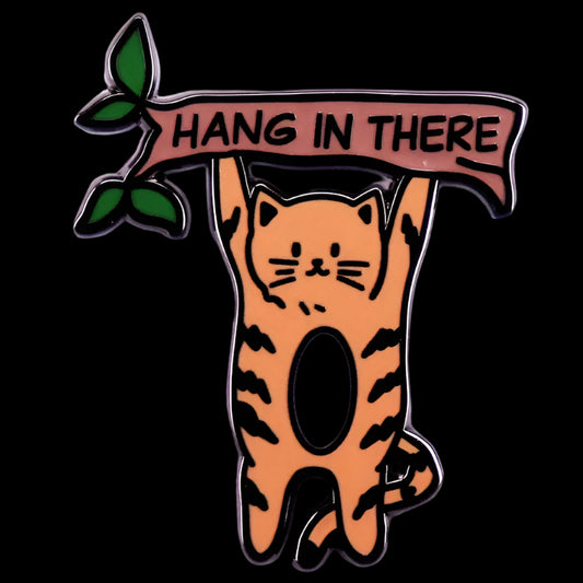 "Hang In There" Pin