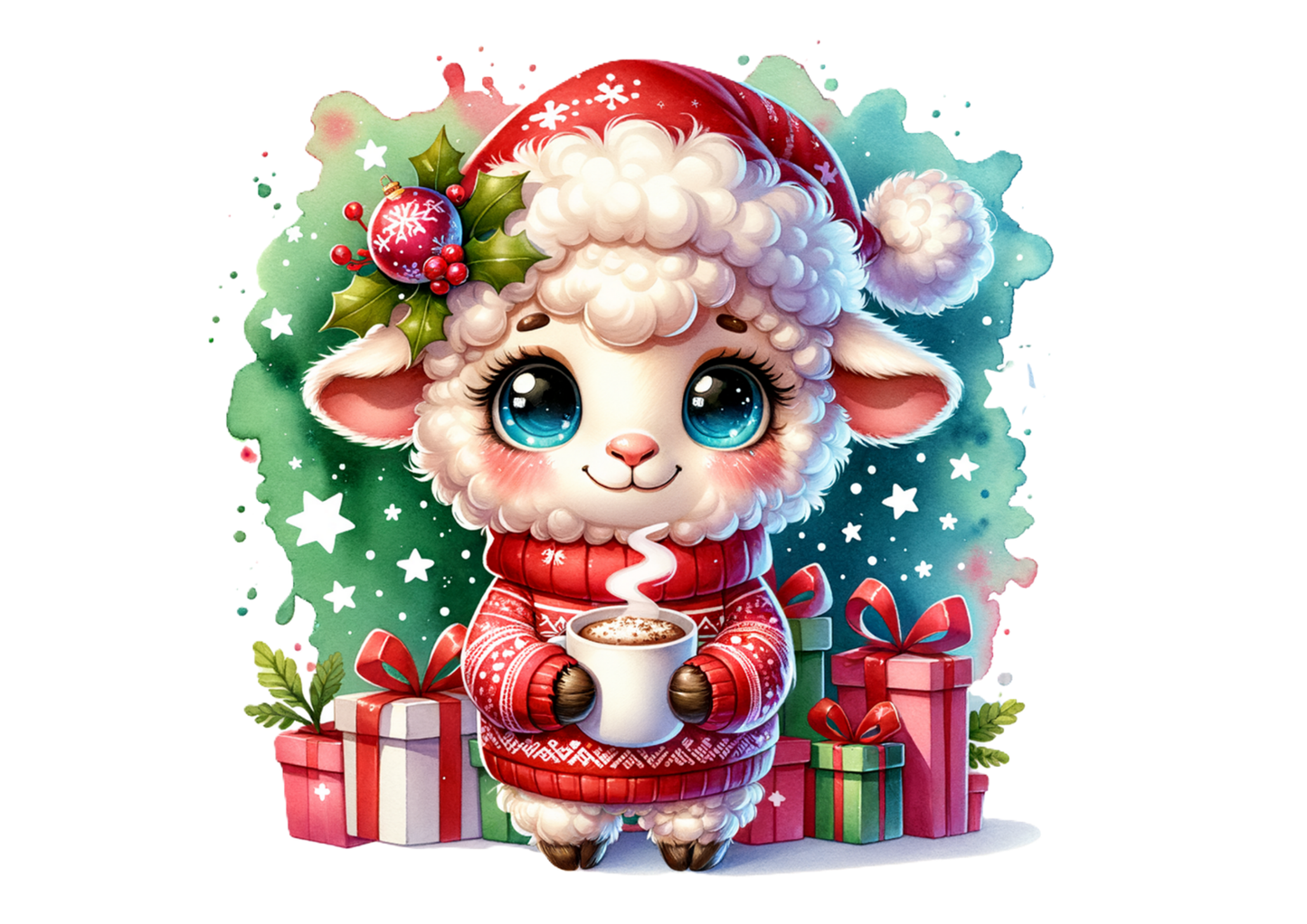 Personalised Name Extra Large Burlap Christmas Sacks - Choice of Image