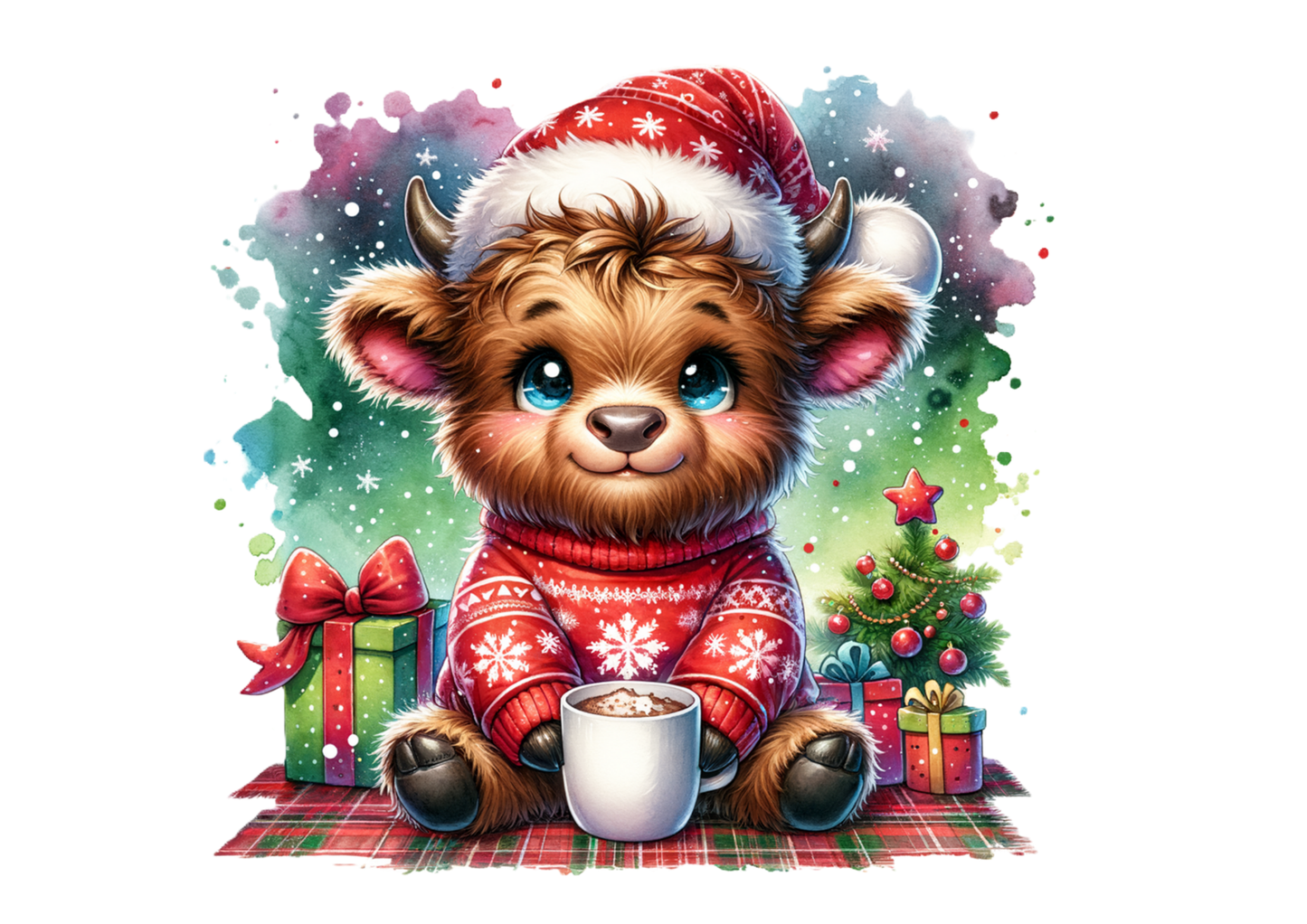 Personalised Name Extra Large Burlap Christmas Sacks - Choice of Image