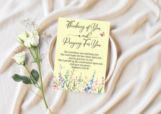 Thinking of You - The Lord Bless You & Keep You Numbers 6:24-26